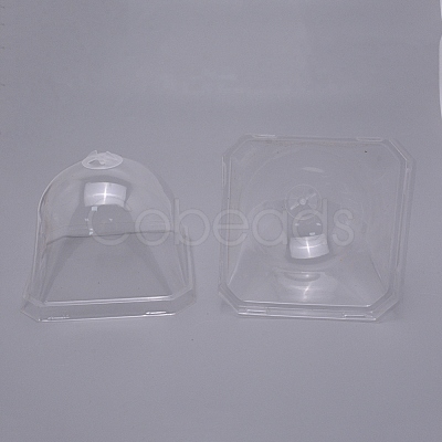 Plastic Plant Nursery Insulation Cover Bells Breathable Covers Frost Guard for Outdoor Succulent Flowers Warming AJEW-WH0120-34B-1