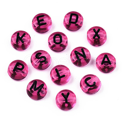 Transparent Acrylic Beads MACR-T038-08B-1