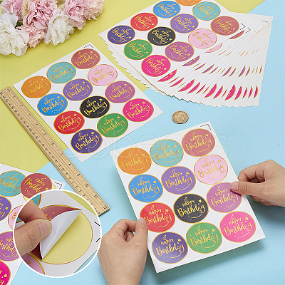 Self-adhesive Picture Stickers DIY-WH0308-675-1