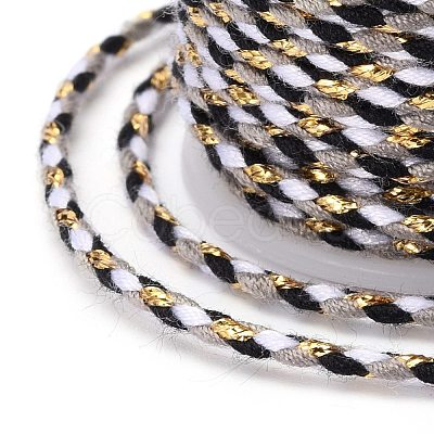 4-Ply Polycotton Cord with Metallic Thread OCOR-Z003-D38-1