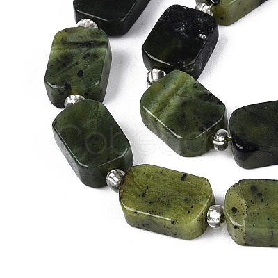 Natural Canadian Jade Beads Strands G-T138-26A-07-1
