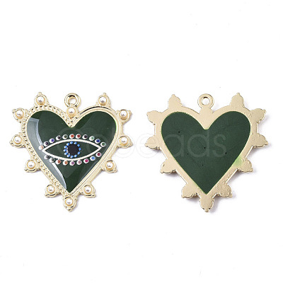 Printed Alloy Pendants X-ENAM-S016-69C-1