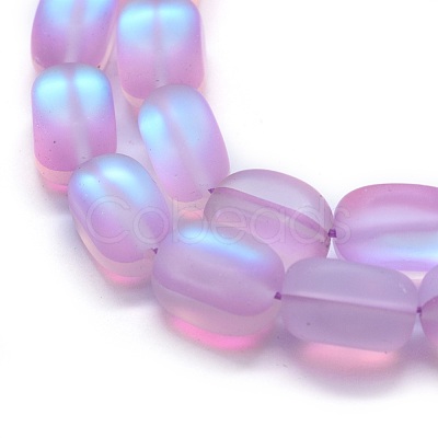 Synthetic Moonstone Beads Strands G-E503F-B-1