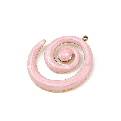 304 Stainless Steel Enamel Pendants LS-STAS-Z172-03G-02B-1