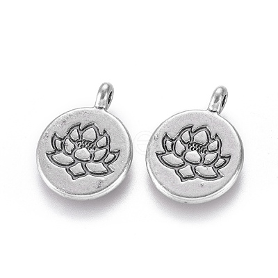 Tibetan Style Alloy Pendants TIBE-S301-015TAS-NR-1