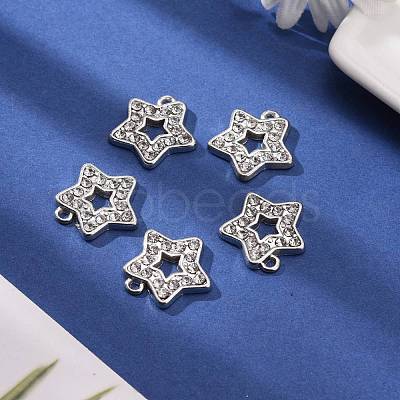 Alloy Rhinestone Pendants RSB210-1-1