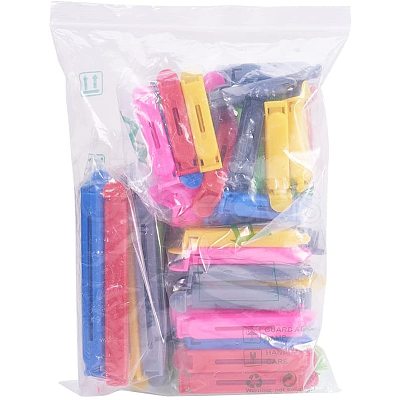 Food Snack Bag Storage Sealing Clips AJEW-PH00935-01-1