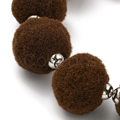 Phone Lanyard Universal Plush Ball Wrist Lanyard HJEW-Q011-01B-P-1