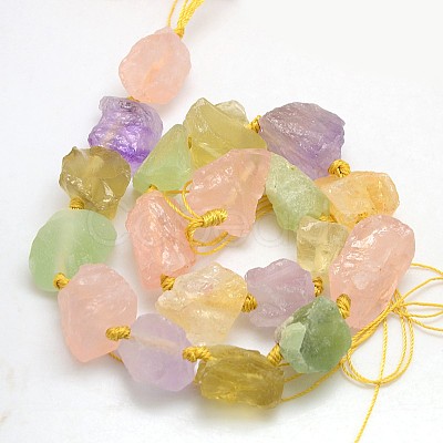 Natural Mixed Gemstone Beads Strands G-L159-10-1