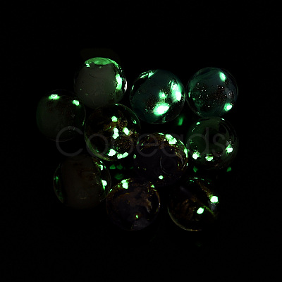 Luminous Handmade Gold Sand Lampwork Beads LAMP-N024-05A-03-1