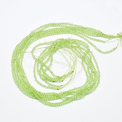 Natural Peridot Beads Strands X-G-J002-18-1