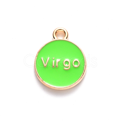 Alloy Enamel Pendants ENAM-S124-01B-06B-1