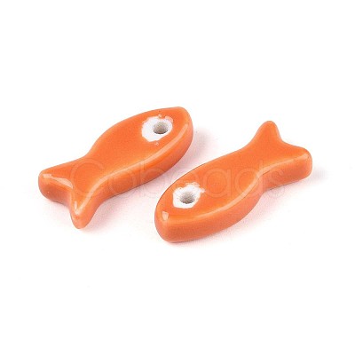 Handmade Porcelain Ceramic Beads PORC-T134-01C-1
