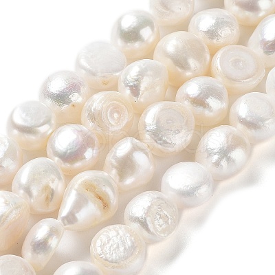 Natural Cultured Freshwater Pearl Beads Strands PEAR-Z002-03-1