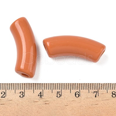Opaque Acrylic Beads MACR-S372-001B-17-1342-1