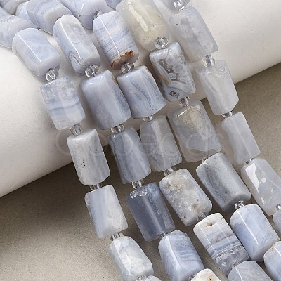 Natural Blue Lace Agate Beads Strands GG-CBA8682-A03-01-1