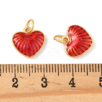 Brass Enamel Pendants KK-K364-25A-01-1