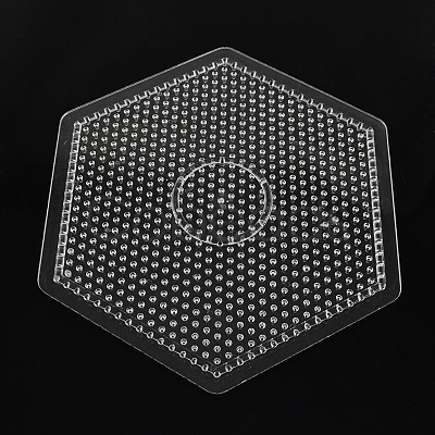Hexagon ABC Pegboards used for 5x5mm DIY Fuse Beads DIY-S002-24-1
