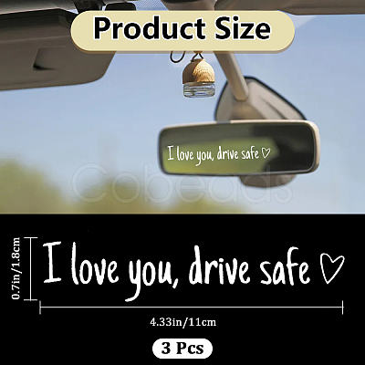 PVC Self Adhesive Car Stickers STIC-WH20004-01A-02-1
