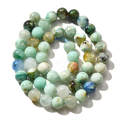 Natural Chrysocolla Beads Strands G-F784-A01-02-1