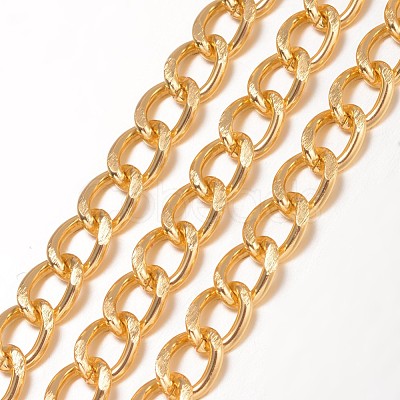 Aluminium Twisted Curb Chains X-CHA-K001-06G-1