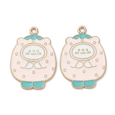 Alloy Enamel Pendants STAS-I354-02KCG-02-1