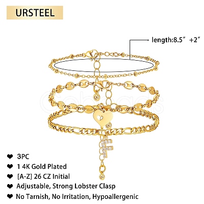 Anklets Sets AJEW-AN00383-06-1