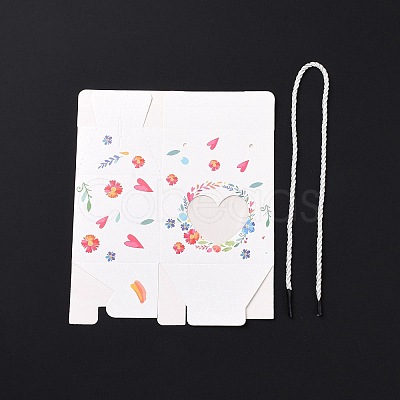 Rectangle Paper Gift Boxes with Handle Rope CON-B010-02A-1