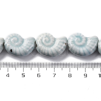 Ocean Series Glazed Porcelain Beads PORC-R002-03A-1