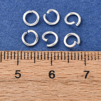 Brass Open Jump Rings KK-G604-08S-25-1