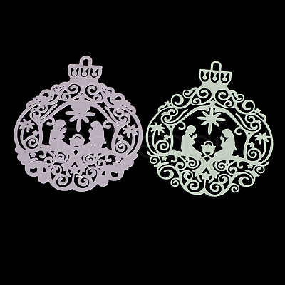 Frame Metal Cutting Dies Stencils DIY-O006-12-1