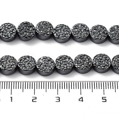 Synthetic Non-Magnetic Hematite Beads Strands G-H303-B09-1