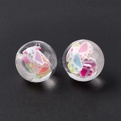 Transparent Acrylic Cabochons OACR-C009-24-1
