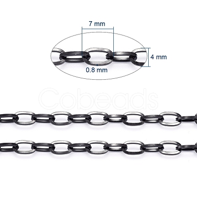 304 Stainless Steel Cable Chains CHS-H007-32B-1