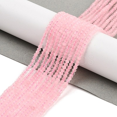Natural Rose Quartz Beads Strands G-ONLY-T-B03-01A-1