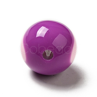 Two Tone Opaque Acrylic Beads SACR-K003-02D-1