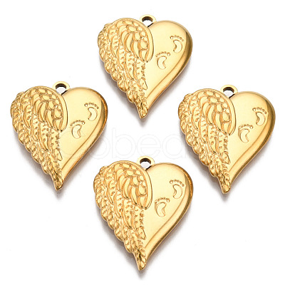 Ion Plating(IP) 201 Stainless Steel Pendants STAS-N098-144LG-1