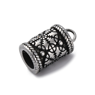 304 Stainless Steel Pendants STAS-D301-08AS-04-1