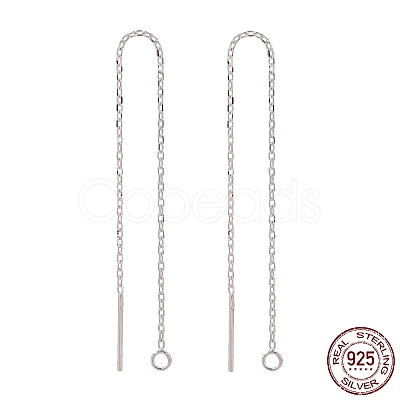 925 Sterling Silver Ear Stud Findings STER-I014-04S-1