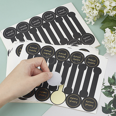 28Sheets 2 Colors DIY Sealing Stickers AJEW-PH0002-69-1