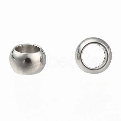 Tarnish Resistant 304 Stainless Steel Spacer Beads STAS-R065-31-1