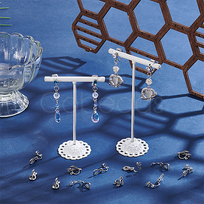 40Pcs 316 Stainless Steel Clip-on Earring Findings STAS-UN0063-37-1
