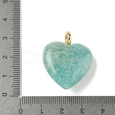 Natural Amazonite Pendants X-G-P585-03G-10-1