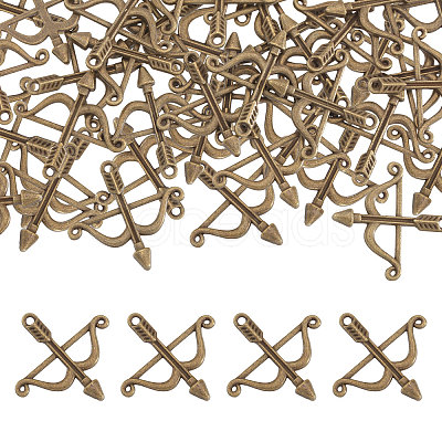 100Pcs Tibetan Style Alloy Pendants FIND-CA0010-59AB-1