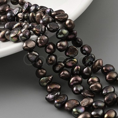 Dyed Natural Cultured Freshwater Pearl Beads Strands PEAR-A006-19B-X-1