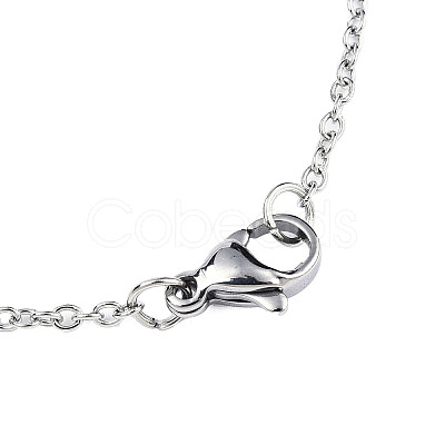 Non-Tarnish 201 Stainless Steel Pendants Necklaces LS-NJEW-S105-JN626-7-1