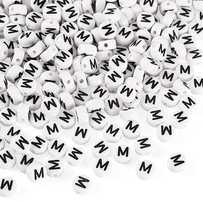 500Pcs Acrylic Beads SACR-TA0001-55M-1