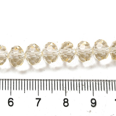 Transparent Baking Paint Glass Beads Strands DGLA-A034-T8mm-D02-1