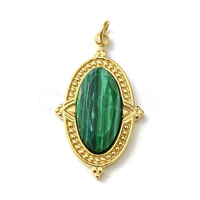 Faceted Synthetic Malachite Pendants FIND-Z028-40B-1