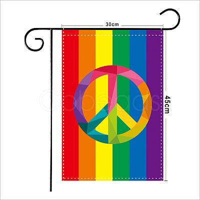 Polyester Garden Flags GUQI-PW0001-263G-1
